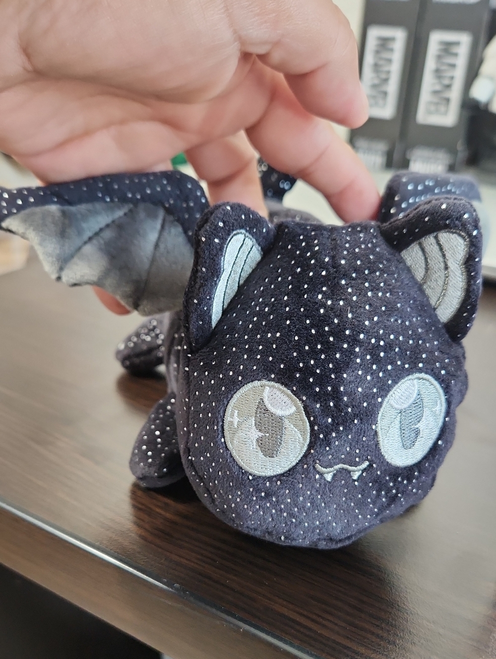Aphmau Bat Cat Plush With Sparkle